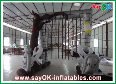 টেকসই Inflatable হলিডে সাজসজ্জা, ভাড়াটে ব্যবসা জন্য Inflatable হ্যালোইন আর্কিটেকচার