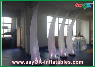 190 টি নাইলন কাপড় Inflatable আলোর অলংকরণ, হোয়াইট Inflatable আইভরি