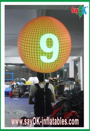 কাস্টমাইজড ব্যাসার্ধ 0.8 এম Inflatable ব্যাকপ্যাক বিজ্ঞাপন জন্য গোলাপী গোলাপী