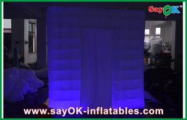 Inflatable LED ফটো বুথ ইনডোর Inflatable মোবাইল ফটো তোলার বুথ পরিবেশ সংশ্লিষ্ট