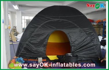 Outwell এয়ার তাঁবু টেকসই Inflatable ক্যাম্পিং তাঁবু কালো বাইরে হলুদ ভিতরে কাস্টমাইজড