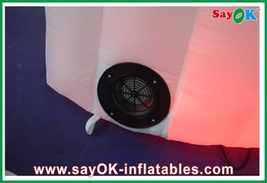 ফটো বুথ ব্যাকড্রপ আধুনিক LED লাইটিং ইনফ্ল্যাটেবল ফটো বুথ 3 X 2 X 2.3m অক্সফোর্ড কাপড়