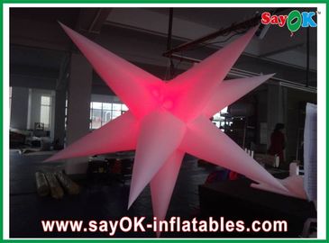 বিবাহ অনুষ্ঠানের জন্য 2 ম ব্যাসার্ধ Inflatable LED হাল্কা নাইলন কাপড়
