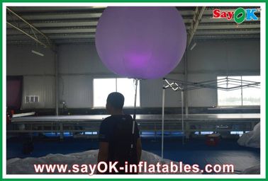 Inflatable আলো সজ্জা Advertsing, 190T নাইলন কাপড় Inflatable ব্যাকপ্যাক বেলুন