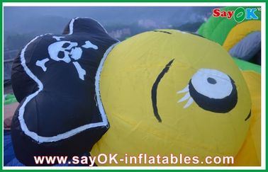 0.55mm পিভিসি Inflatable বাউন্স, লোগো মুদ্রণ Inflatable Bouncy কাসল