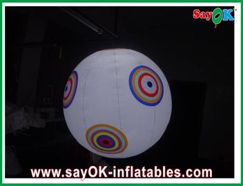 লোগো মুদ্রণ Inflatable আলোর বিবাহের অনুষ্ঠান / পর্যায় সজ্জা জন্য বল ঝুলন্ত