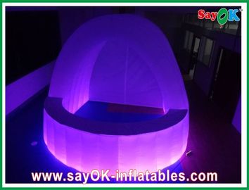 নাইট ক্লাব ডিসপ্লে বার সঙ্গে LED আলো বিজ্ঞাপন Inflatable বার UL সার্টিফিকেট ব্লোয়ার PVC L4 X W4 X H3.5m