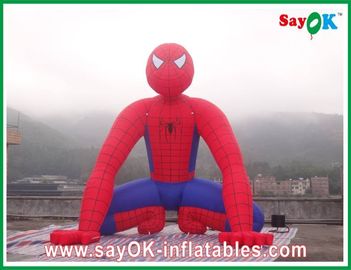 বিজ্ঞাপন inflatable অনুষ্ঠান inflatable কার্টুন অক্ষর, বায়ু প্রতিরোধী উচ্চতা 10m inflatable Spinder Man