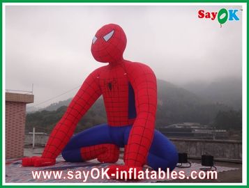 বিজ্ঞাপন inflatable অনুষ্ঠান inflatable কার্টুন অক্ষর, বায়ু প্রতিরোধী উচ্চতা 10m inflatable Spinder Man