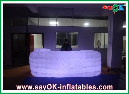কাস্টমাইজড কিউব সোফা, পার্টি সজ্জা, inflatable LED সোফা বিক্রয়ের জন্য