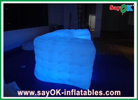 কাস্টমাইজড কিউব সোফা, পার্টি সজ্জা, inflatable LED সোফা বিক্রয়ের জন্য