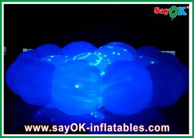 নাইটক্লাবের জন্য সাদা পার্টি LED বল ইনফ্ল্যাটেবল প্রপস সাদা রঙের ইনফ্ল্যাটেবল ক্লাউড
