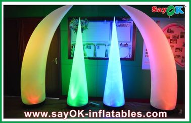 ফ্যাশন কাস্টমাইজড Inflatable LED হালকা লোগো মুদ্রণ এয়ার ব্লোয়ার সঙ্গে