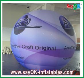 উৎসবের জন্য ডিজিটাল প্রিন্টিং রঙিন বিজ্ঞাপন Inflatable আলো গ্রাউন্ড বল ব্যাস 2.5m