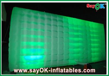 L10 X W10m নাইটক্লাব বিজ্ঞাপন প্রচার ইভেন্টের জন্য LED আলো সহ Inflatable বায়ু তাঁবু