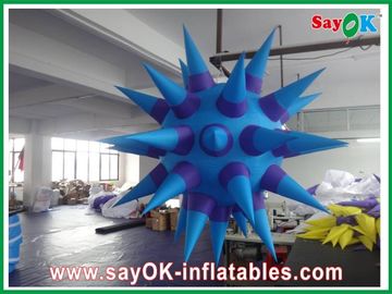 Inflatable আলো সজ্জা ঝুলন্ত, বেগুনি 2m Inflatable নেতৃত্বাধীন রাশি