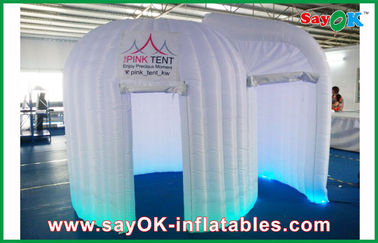Inflatable পার্টি সজ্জা LED আলো Inflatable ফটোবুথ অক্সফোর্ড কাপড় বিজ্ঞাপনের জন্য পোর্টেবল