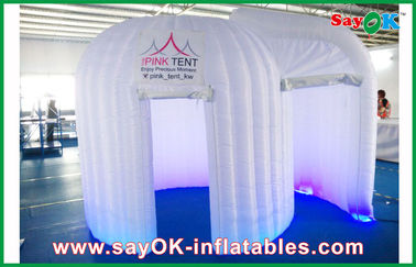 Inflatable পার্টি সজ্জা LED আলো Inflatable ফটোবুথ অক্সফোর্ড কাপড় বিজ্ঞাপনের জন্য পোর্টেবল