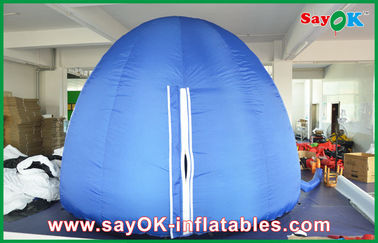 জ্যোতির্বিদ্যা জন্য নীল 5m অক্সফোর্ড কাপড় Inflatable প্ল্যানেটরেট অভিক্ষেপ গুম্বজ