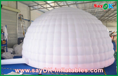 নেতৃত্বে আলো প্রফেটable এয়ার তাঁবু, ব্যাসার্ধ 5m Inflatable গম্বুজ তাঁবু