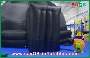 ফায়ার-প্রমাণ Inflatable অভিক্ষেপ প্ল্যানেটিয়াম গোমেজ প্রক্ষেপণ কাপড় সঙ্গে ব্ল্যাক