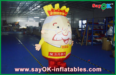 বিজ্ঞাপন inflatable কার্টুন অক্ষর কাস্টম লোগো 5m উচ্চতা সজ্জা
