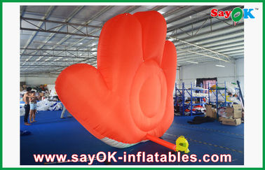 DIA 5 মিটার Inflatable পাম বিজ্ঞাপন প্রচারের জন্য লাইট প্রভা
