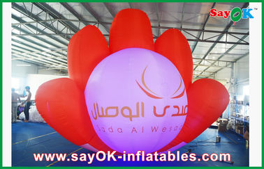 DIA 5 মিটার Inflatable পাম বিজ্ঞাপন প্রচারের জন্য লাইট প্রভা