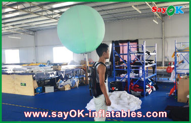 বিজ্ঞাপন জন্য 80cm DIA Inflatable ব্যাকপ্যাক বল আলোর নাইলন কাপড় বাতাসা