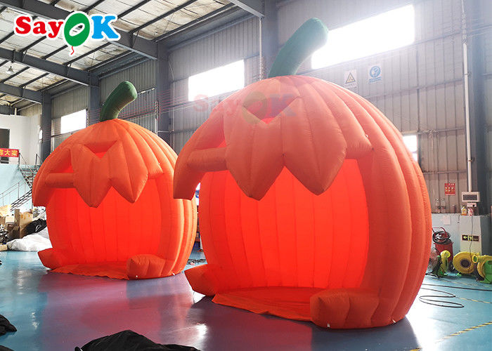 ইনফ্ল্যাটেবল লন তাঁবু দ্রুত সম্প্রসারণ 4m কুমড়া ইনফ্ল্যাটেবল এয়ার তাঁবু গম্বুজ টাইপ জন্য ইভেন্ট