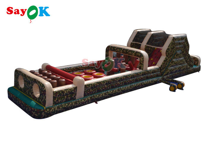 EN14960 পিভিসি বাউন্সার ইনফ্লেবল অবস্ট্যাকল কোর্স পাংচার প্রুফ