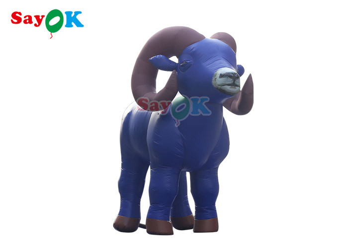 Inflatable Animals 7.5m Inflatable Goat Animals Model Balloons কাস্টম ইনফ্লেশন রাইডিং গ্যাটের বিজ্ঞাপন