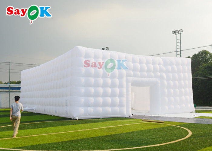 8x12x5m Inflatable Air Tent with LED Light Inflatables ঘনক তাঁবু বিবাহের সজ্জা