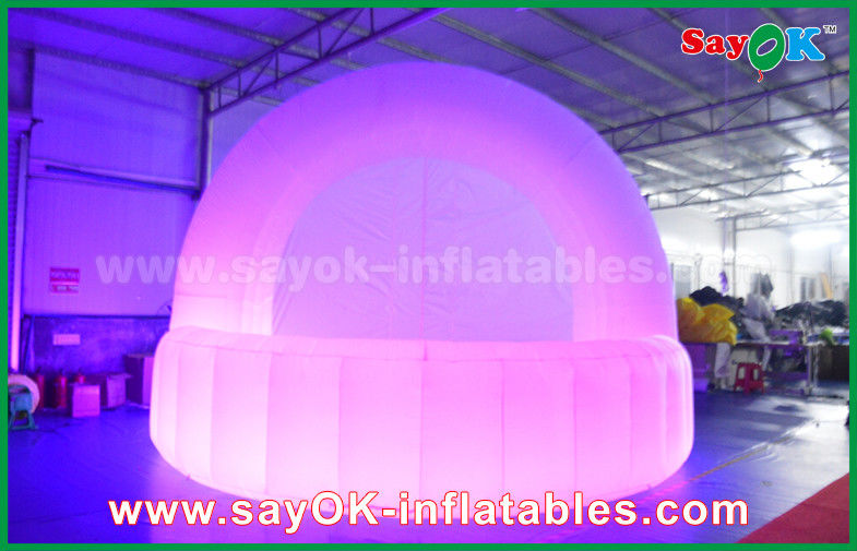নাইটক্লাব বার তাঁবু জলরোধী অক্সফোর্ড কাপড় inflatable তাঁবু গম্বুজ LED আলোর জন্য বার কাউন্টার