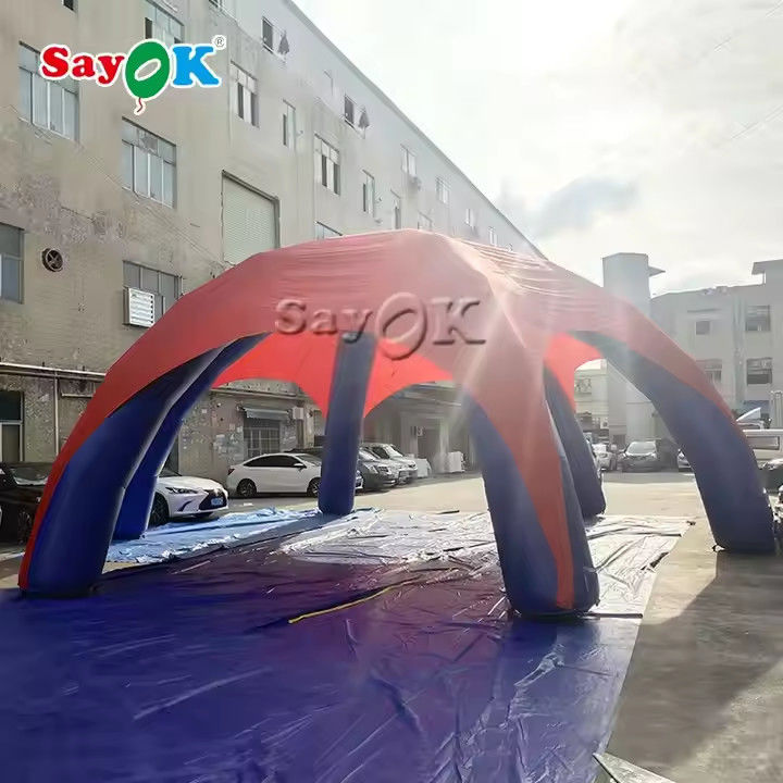 বাণিজ্যিক খেলাধুলা Inflatable Marquee Tent প্রচার প্রদর্শন Inflatable Gazebo Canopy Tent আউটডোর ইভেন্ট Inflatable Spider Tent কাস্টম