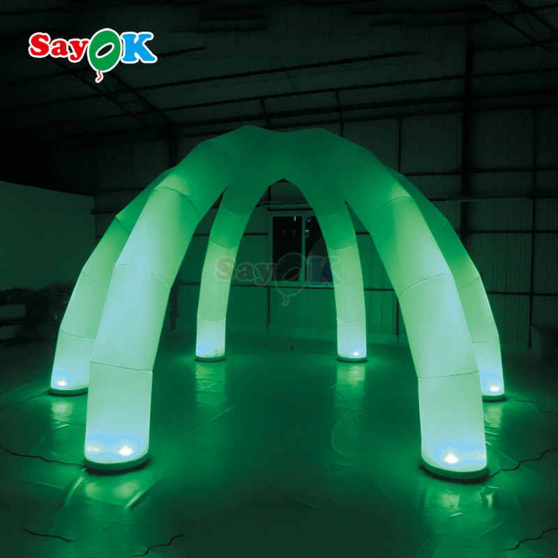 বহনযোগ্য প্রদর্শনী মার্কিউ inflatable তাঁবু কাস্টম গম্বুজ স্পাইডার তাঁবু বিজ্ঞাপন বহিরঙ্গন ইভেন্টের জন্য inflatable স্পাইডার তাঁবু