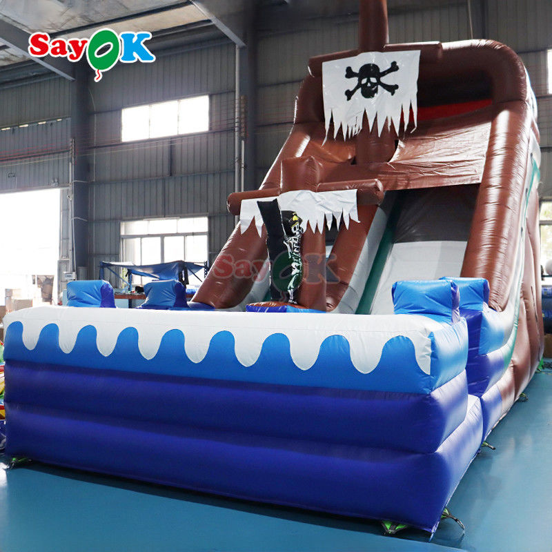 নতুন ডিজাইন Inflatable Pirate Slide Inflatable Bouncy House Inflatable Bouncer Dry Slide for Kids (শিশুদের জন্য বায়ুচলাচলযোগ্য পাইরেট স্লাইড)