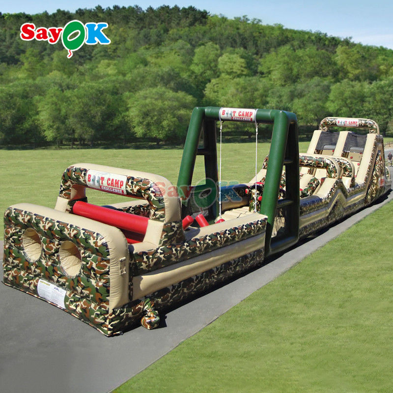 প্রাপ্তবয়স্কদের জন্য বাণিজ্যিক inflatable বাধা কোর্স