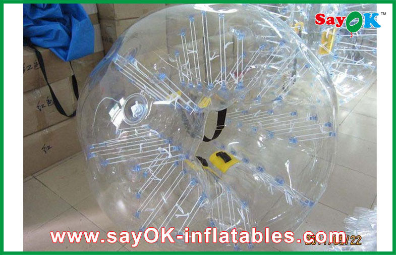 পিভিসি Inflatable স্পোর্টস গেম 0.6 মিমি TPU 1.5m DIA Inflatable শারীরিক বাম্পার বল