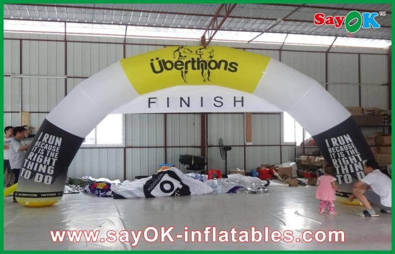 Inflatable প্রবেশ চার্চ, প্রদর্শনী / ইভেন্টস / বিজ্ঞাপন জন্য Inflatable শেষ লাইন আর্ক