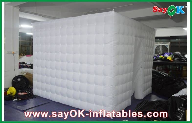 ইনফ্ল্যাটেবল ফটো বুথ ভাড়ায় আকর্ষনীয় ইনফ্ল্যাটেবল ফটো বুথ লেড লাইট উইথ ওয়ান ডোর লোগো প্রিন্টিং