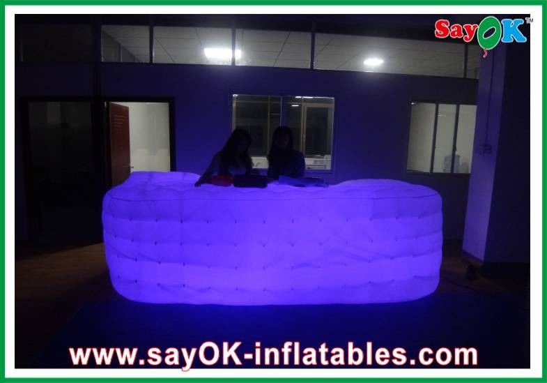 কাস্টমাইজড কিউব সোফা, পার্টি সজ্জা, inflatable LED সোফা বিক্রয়ের জন্য