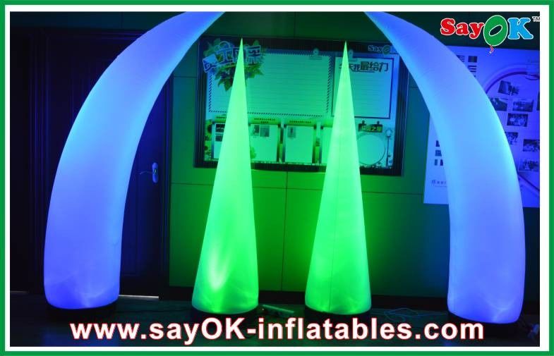 ফ্যাশন কাস্টমাইজড Inflatable LED হালকা লোগো মুদ্রণ এয়ার ব্লোয়ার সঙ্গে