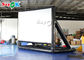 Backyard Inflatable Movie Screen Rear Projection Logo Printing
