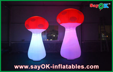 এয়ার ফুটো Inflatable কমলা আলোর ইভেন্ট Inflatable মাশরুম