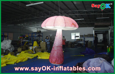 ইন্ডোর Inflatable আলোর অলংকরণ 2M বিজ্ঞাপন জন্য মাশরুম পর্যায়