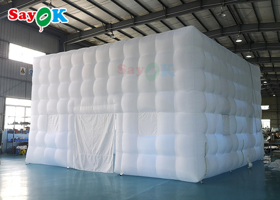 Inflatable Tent Camping 8x8x5m Inflatable Garden Tent Led Outdoor Inflatable Marquee Tent ভাড়া