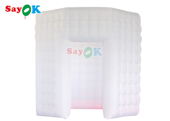 ইভেন্ট লিড বিনামূল্যে জন্য সাদা অক্সফোর্ড কাপড় Inflatable ফটো বুথ