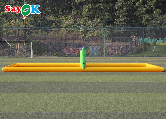 বায়ুরোধী inflatable ভলিবল ফিল্ড পুল 0.9mm পিভিসি ওয়াটার ভলিবল কোর্ট ফুঁ আপ ওয়াটার খেলনা জন্য খেলা জল গেম