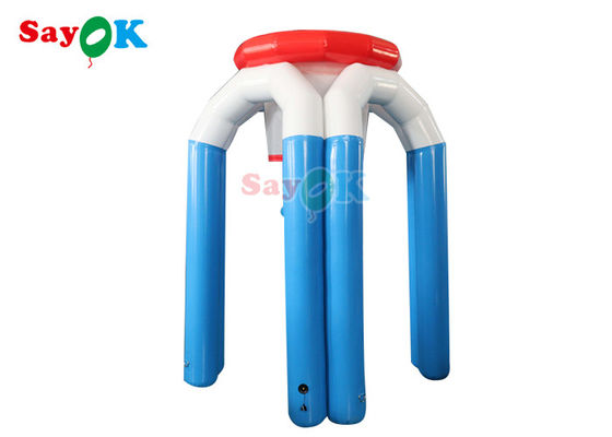 পারিবারিক মজার জন্য জায়ান্ট থ্রোয়িং গেম ইনফ্ল্যাটেবল বাস্কেটবল হুপ